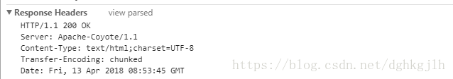 HTTP 响应头指定 UTF-8 字符集并使用 chunked 传输编码