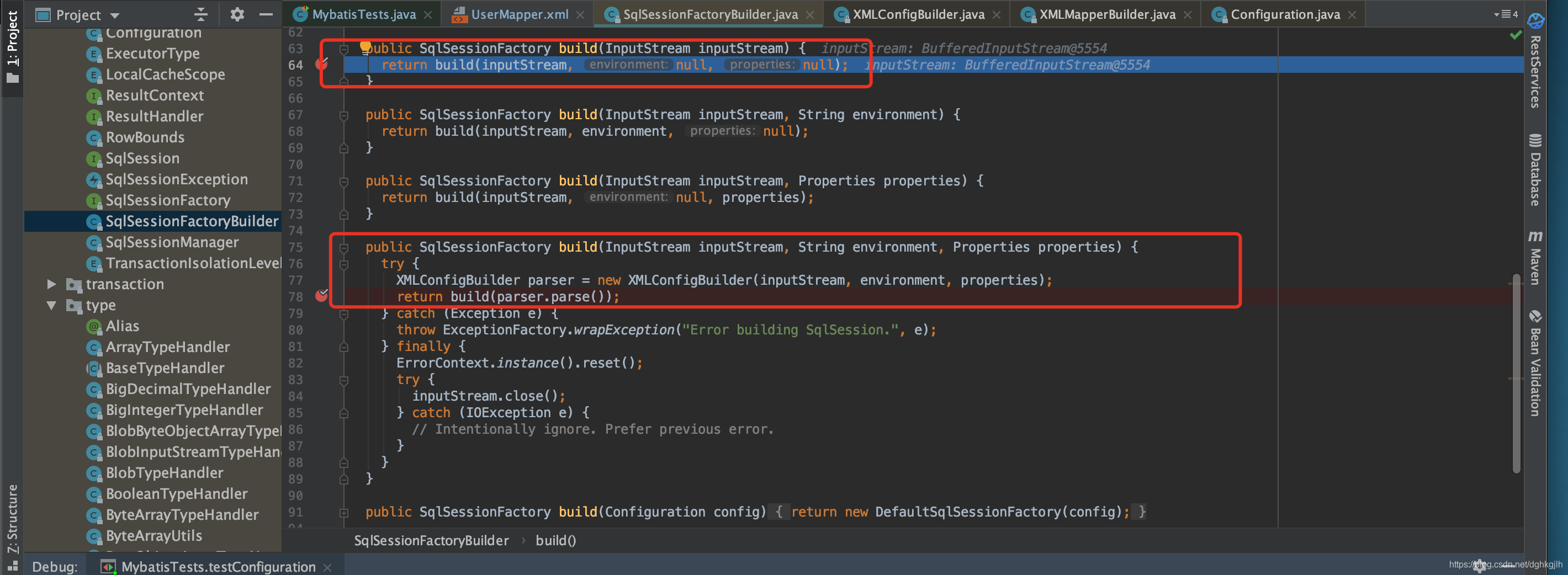 SqlSessionFactoryBuilder 创建 XMLConfigBuilder 并解析 MyBatis 配置