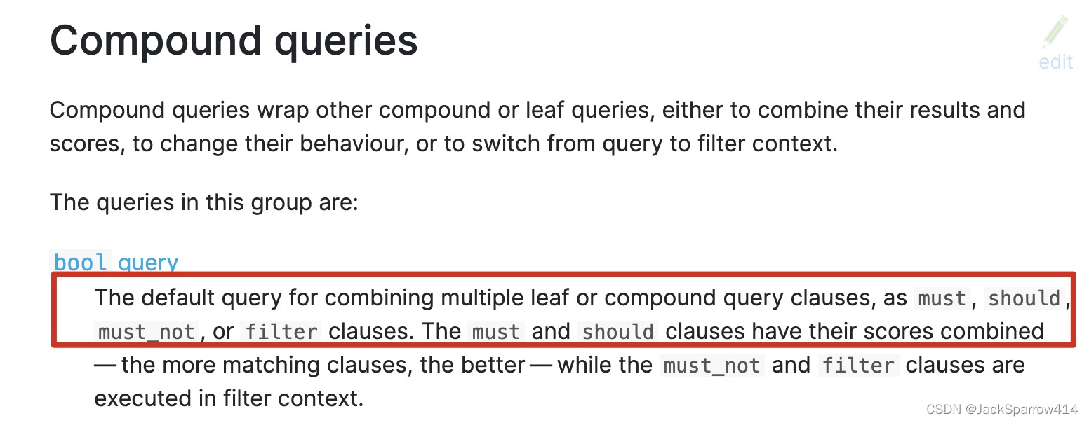 Elasticsearch bool 查询中的 must、should、must_not 与 filter 子句说明