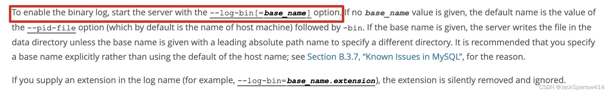 MySQL documentation explaining sync_binlog control of binary log synchronization