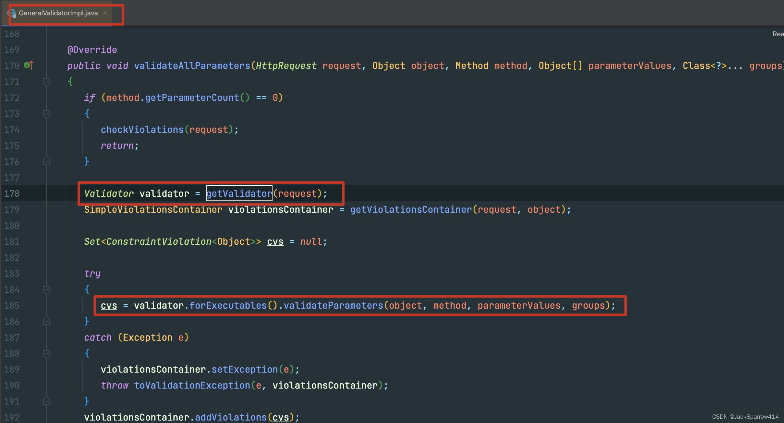RESTEasy source calling Validator to validate method parameters